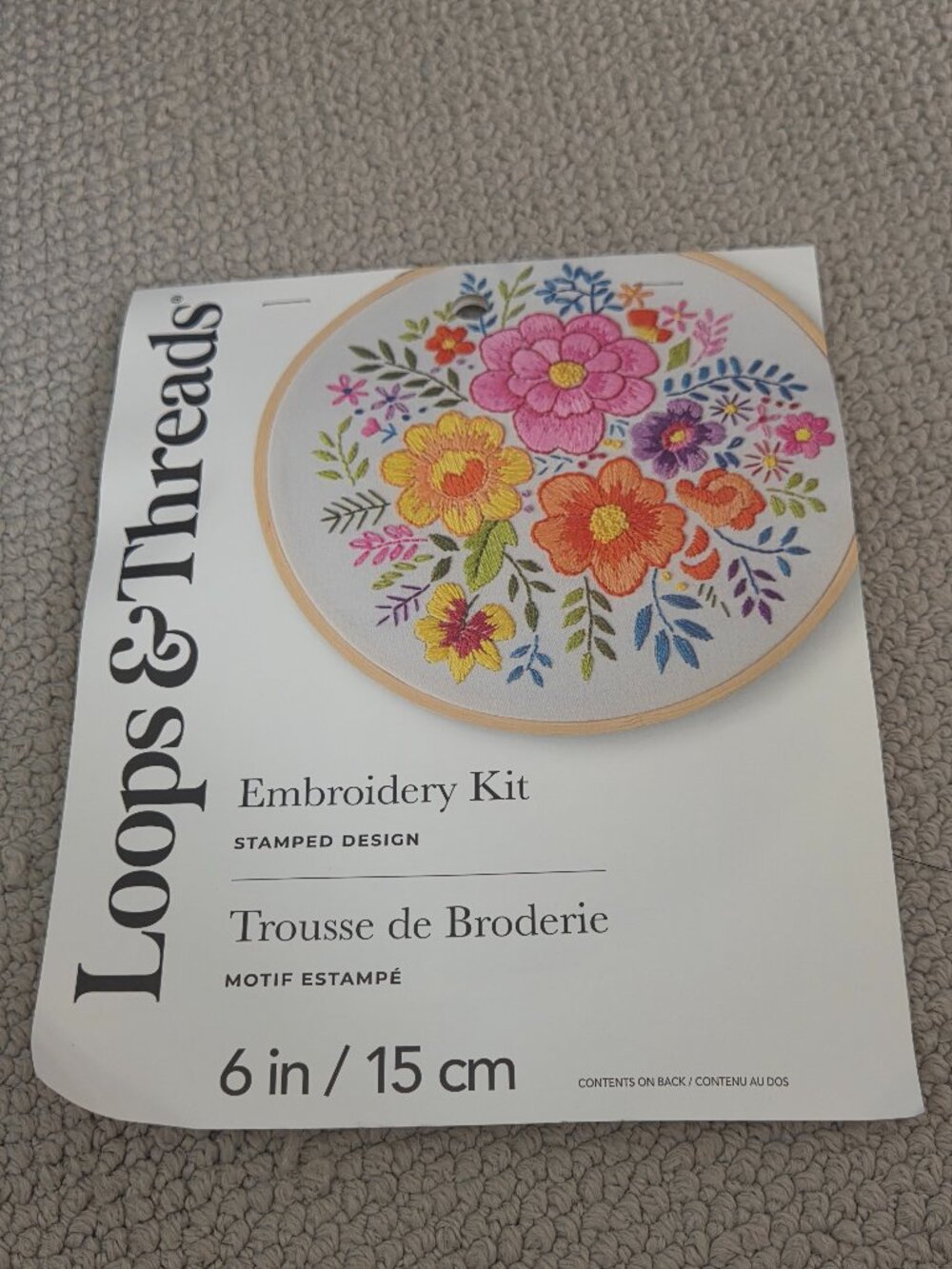 Floral Embroidery Kit